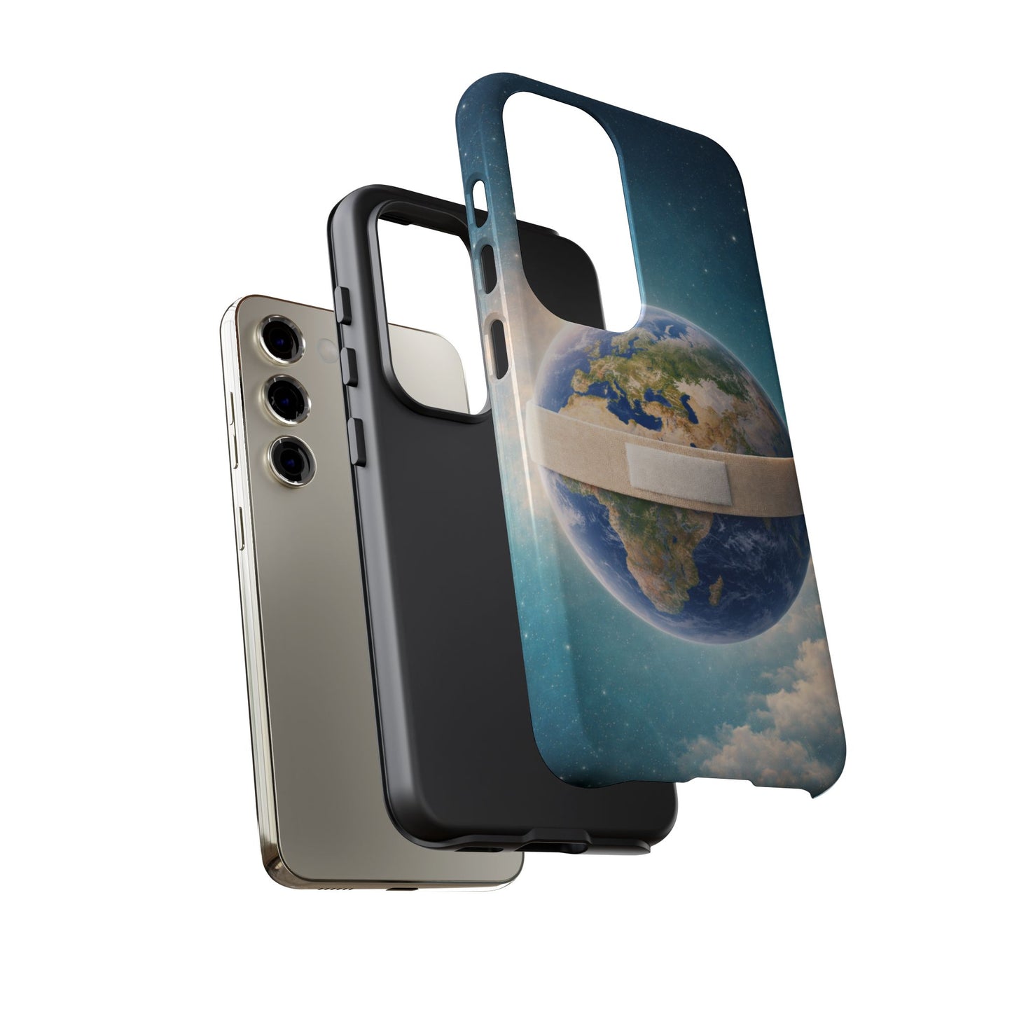 Earth Band Tough Case — Protective Planet Phone Case with Global Design