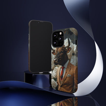 "The Genteel Bull" Mobile Phone Case