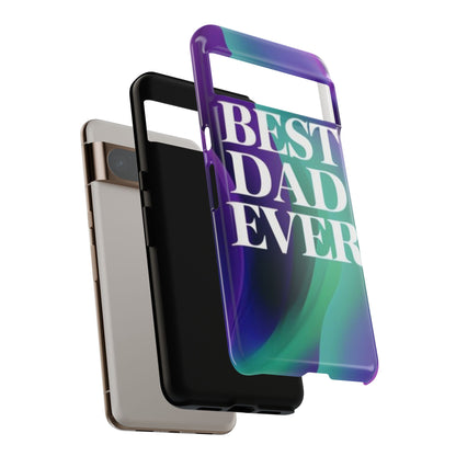 "Best Dad Ever" Mobile Phone Case (purple)