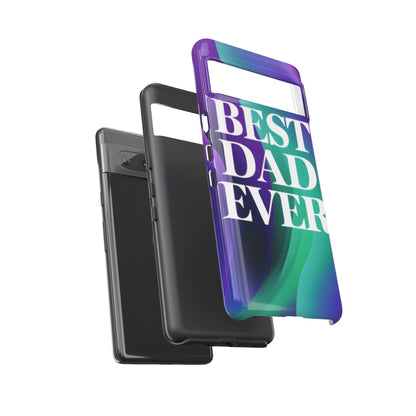 "Best Dad Ever" Mobile Phone Case (purple)