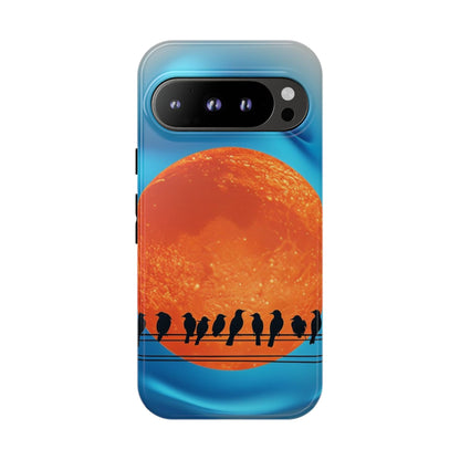 "The Feathered Assembly" Mobile Phone Case (orange)
