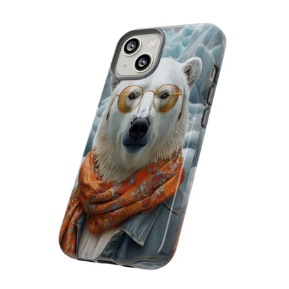 "Urban Zen Polar Bear" Mobile Phone Case