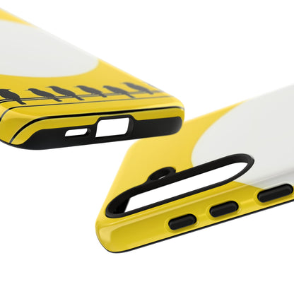 "The Feathered Assembly - Yellow" Mobile Phone Case