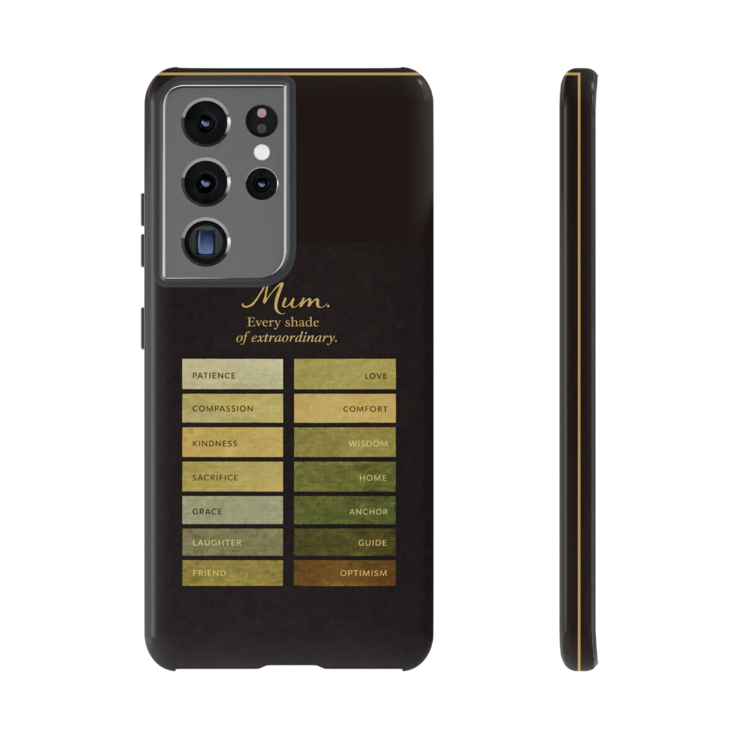 "Every Shade of Extraordinary" Mobile Phone Case (green)