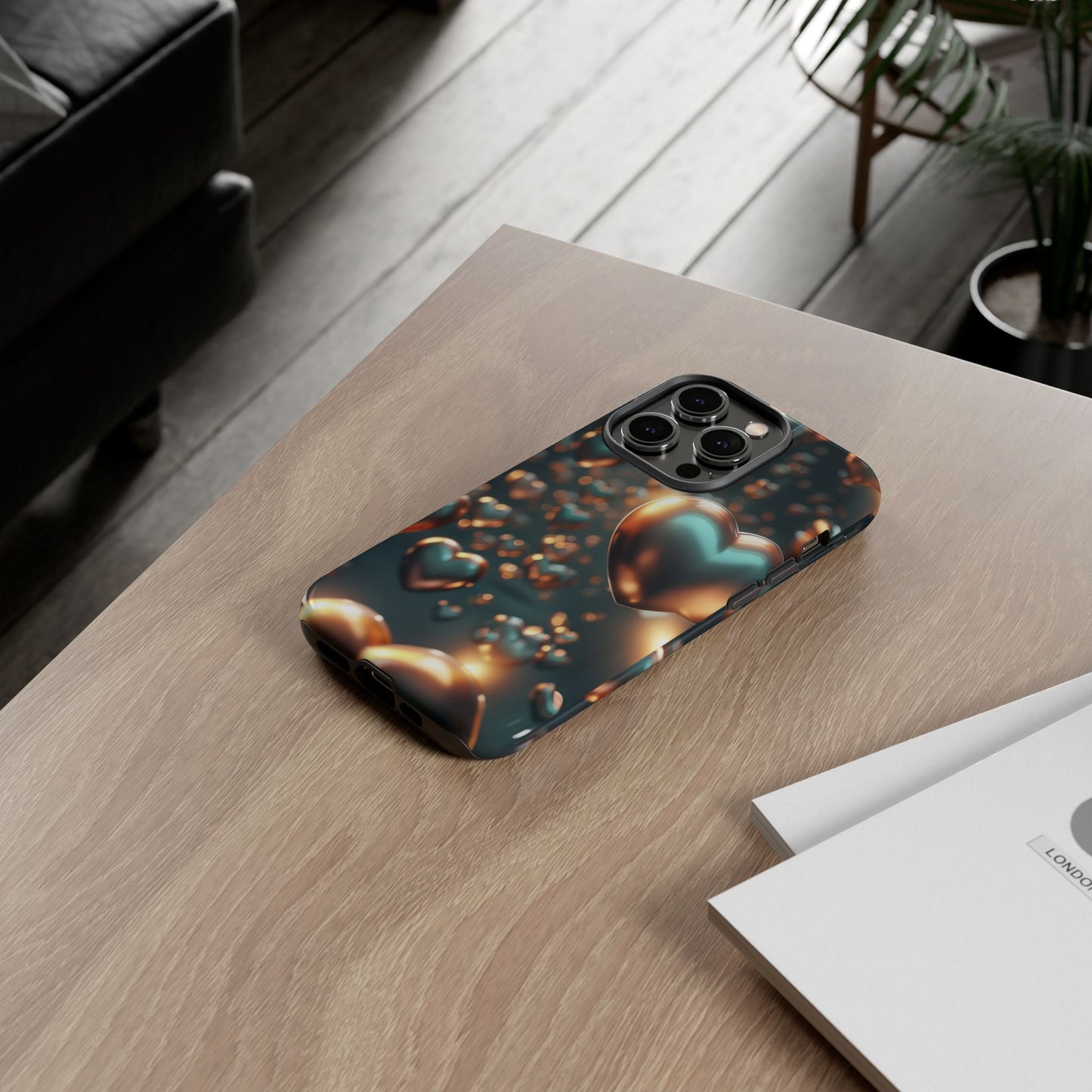 "Hearts on Repeat" Mobile Phone Case