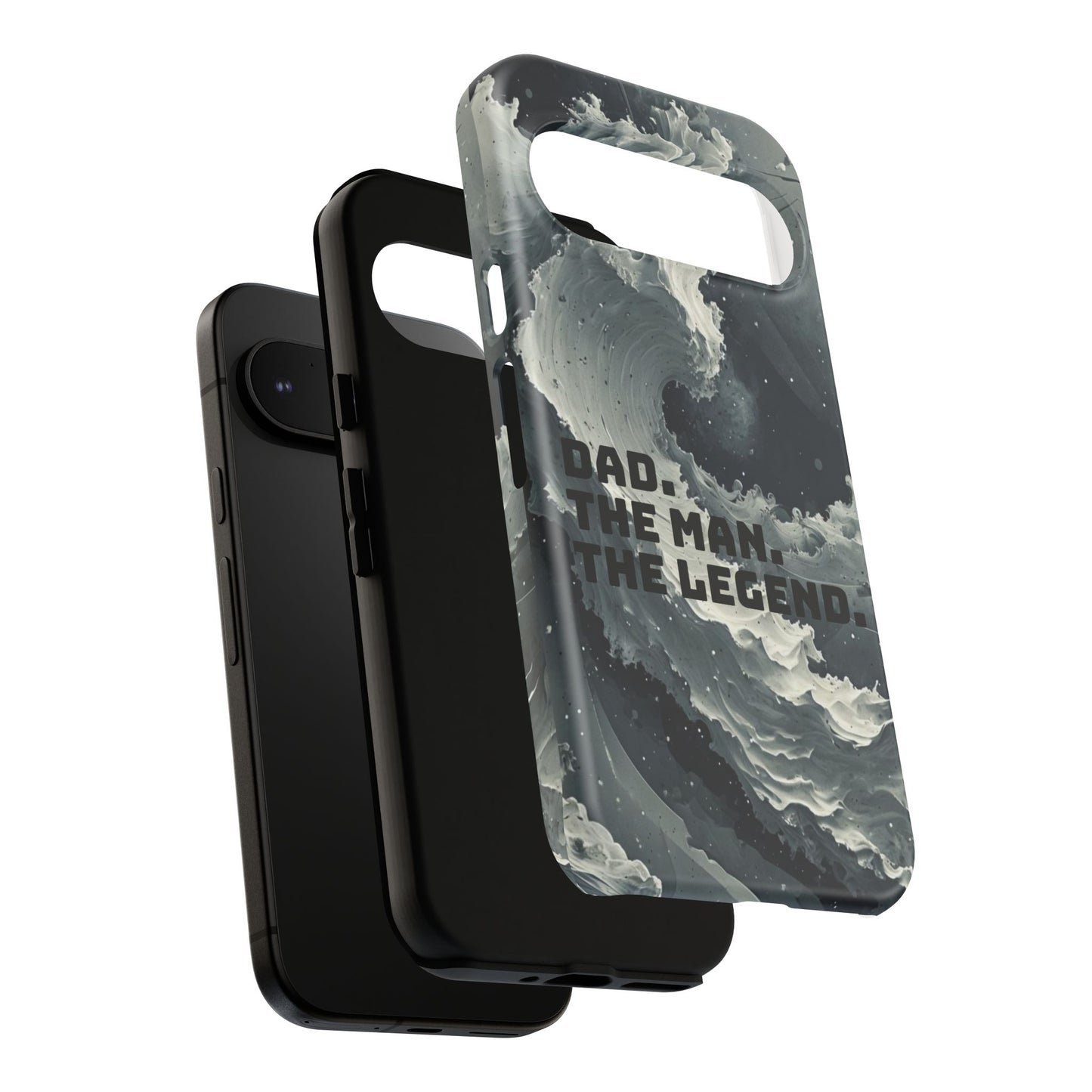 "Dad. The Man. The Legend" Mobile Phone Case (grey)