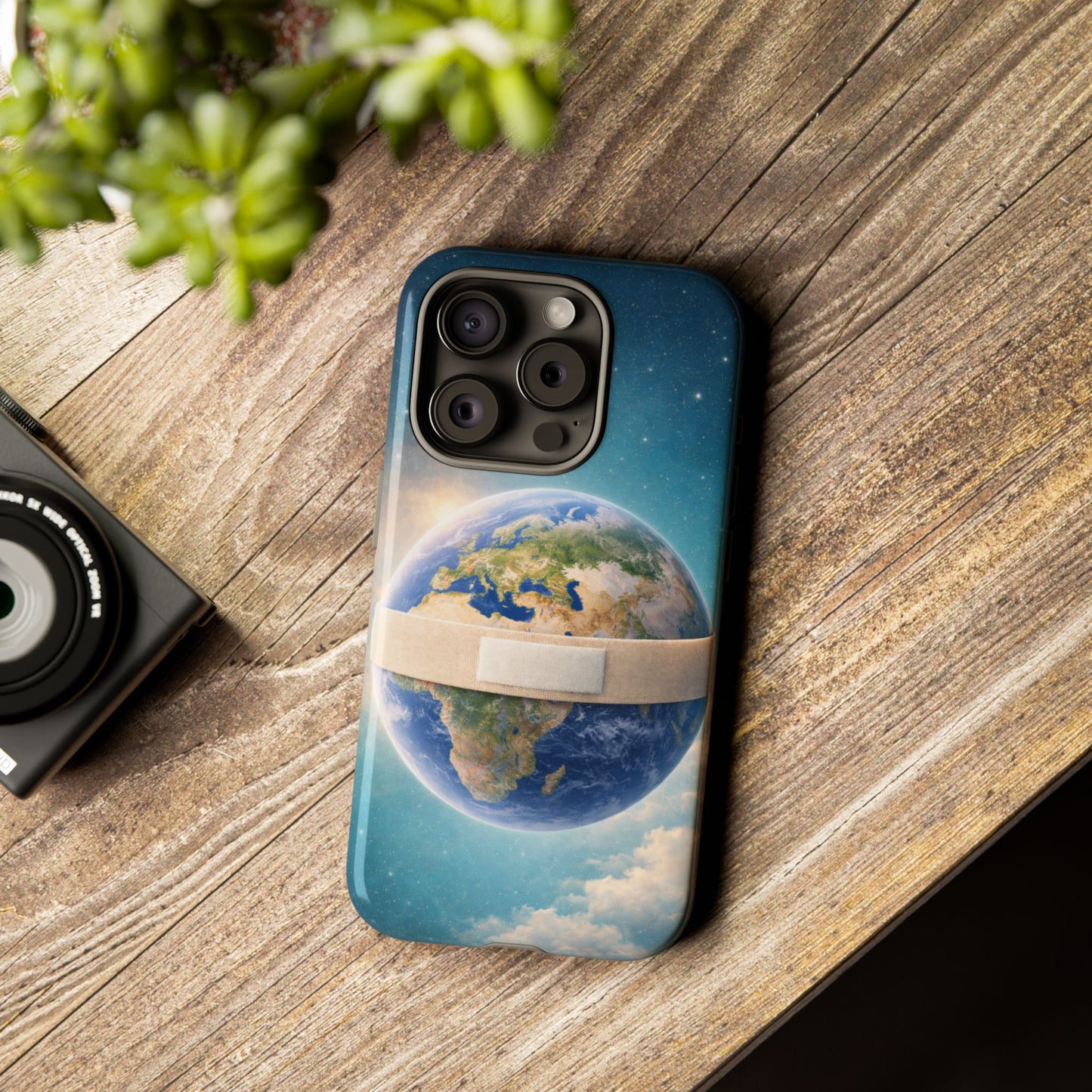 Earth Band Tough Case — Protective Planet Phone Case with Global Design