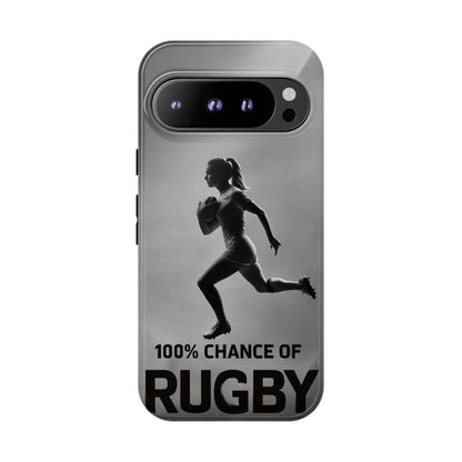 "Rain, Shine, Rugby" Mobile Phone Case