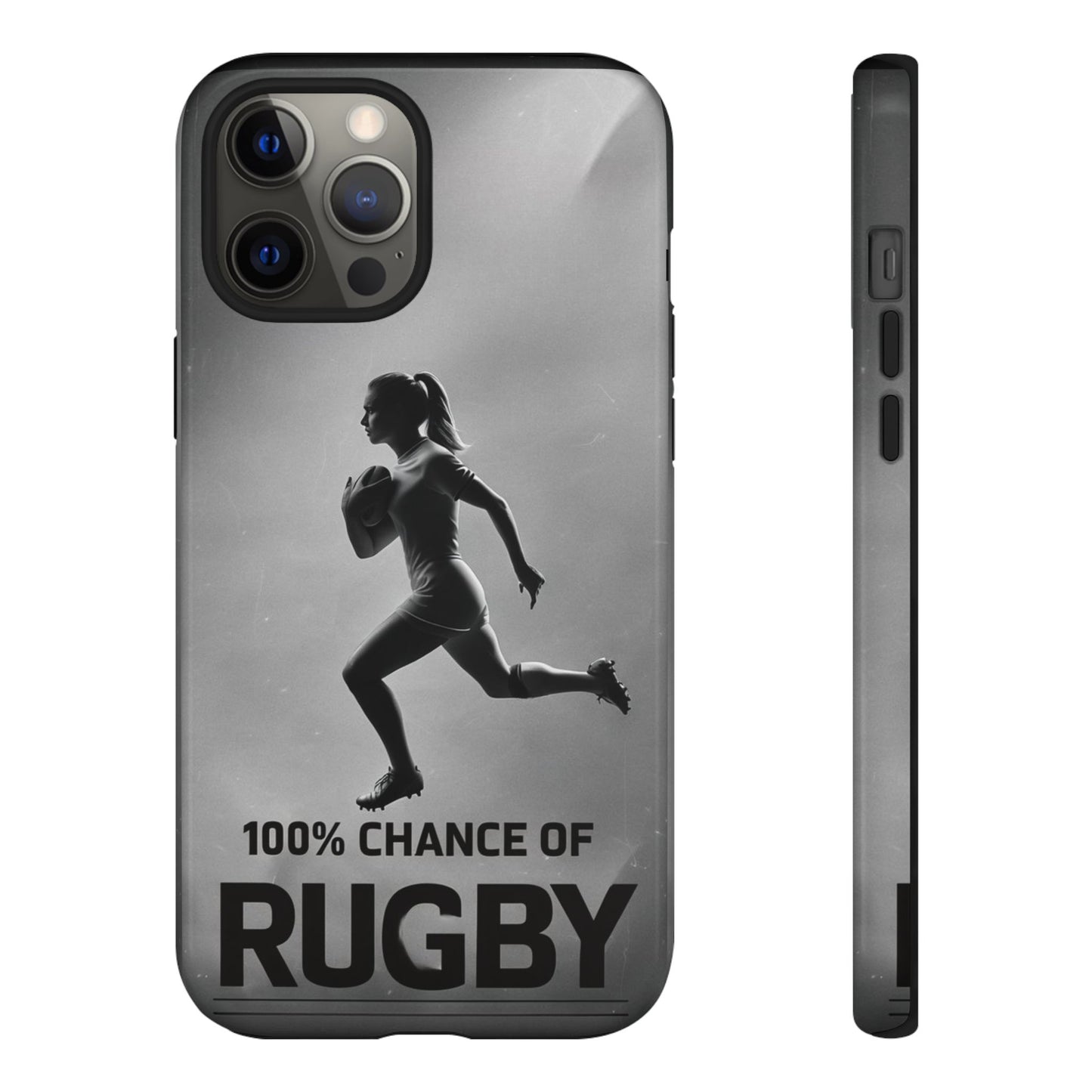 "Rain, Shine, Rugby" Mobile Phone Case