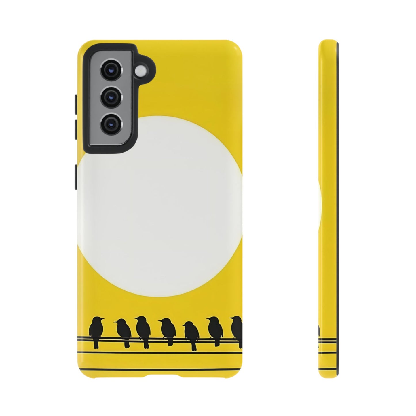 "The Feathered Assembly - Yellow" Mobile Phone Case