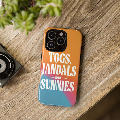 "Togs, Jandals and Sunnies" Mobile Phone Case
