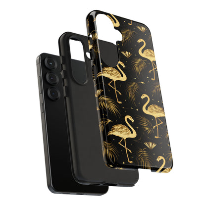 "Gold Flamingo" Mobile Phone Case