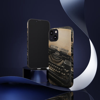 "Fade in. A Writer at the Cusp of Genius" Mobile Phone Case