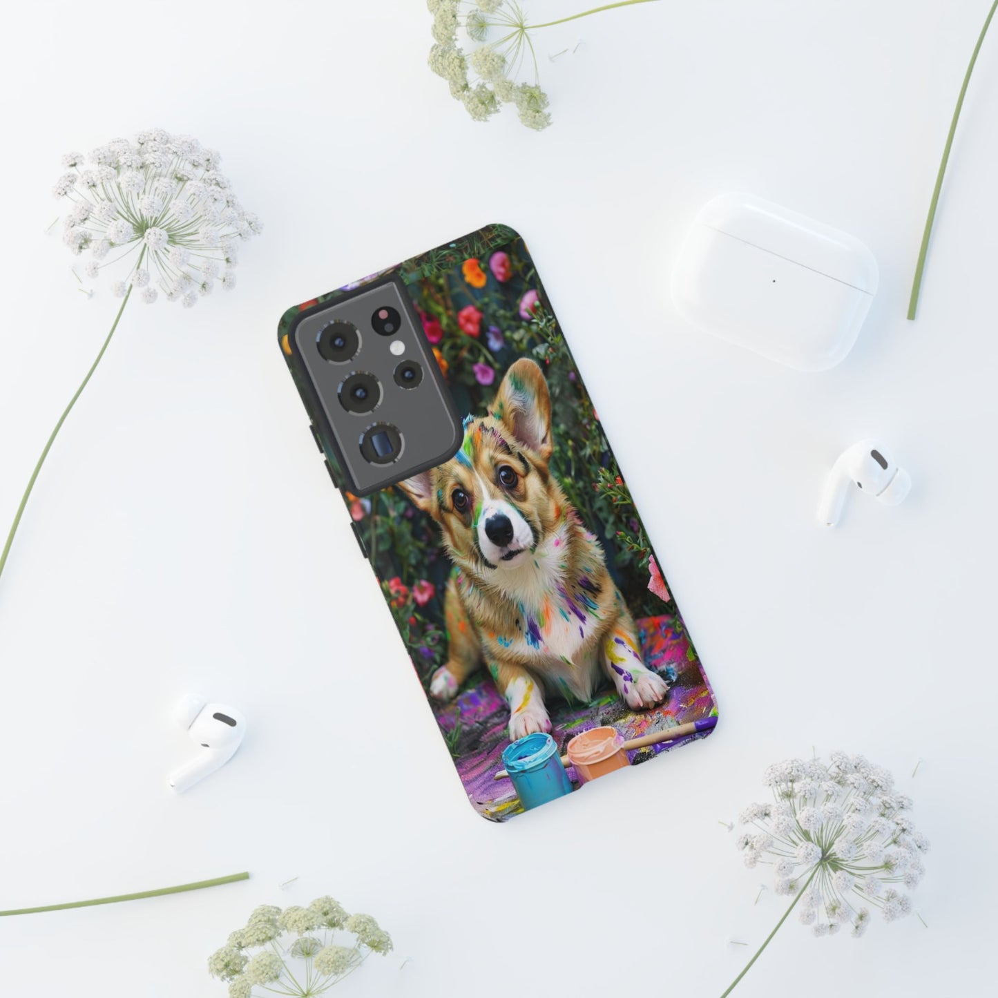 "Paint It Corgi" Mobile Phone Case