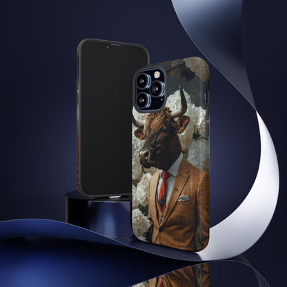 "The Genteel Bull" Mobile Phone Case