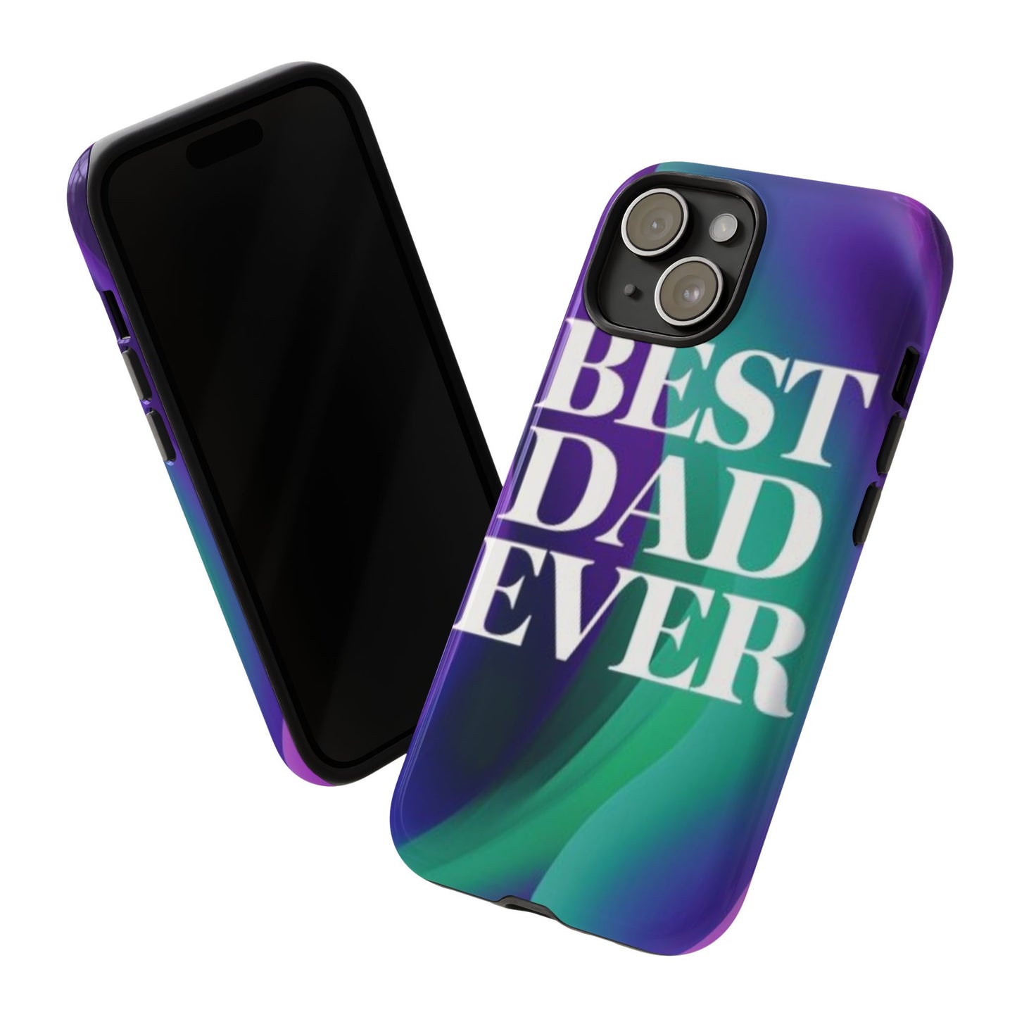 "Best Dad Ever" Mobile Phone Case (purple)