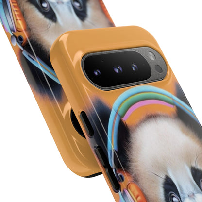 "Baby Panda wearing Headphones" Mobile Phone Case