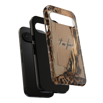 "I Am Fine" Mobile Phone Case