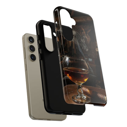 "Hot Whiskey and Cigar" Mobile Phone Case