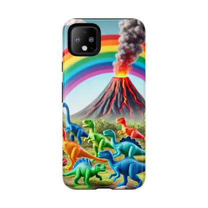 "Rainbow Dinosaurs" Mobile Phone Case