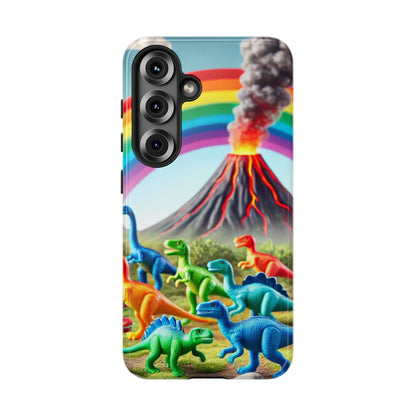 "Rainbow Dinosaurs" Mobile Phone Case