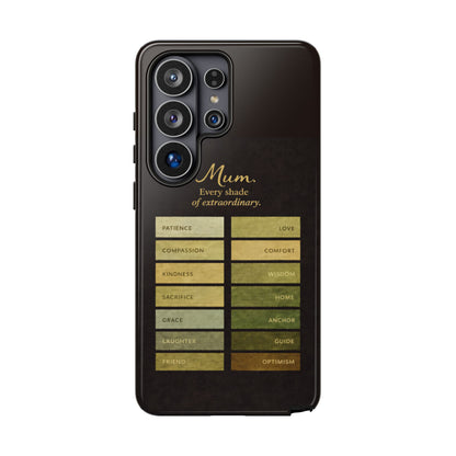 "Every Shade of Extraordinary" Mobile Phone Case (green)