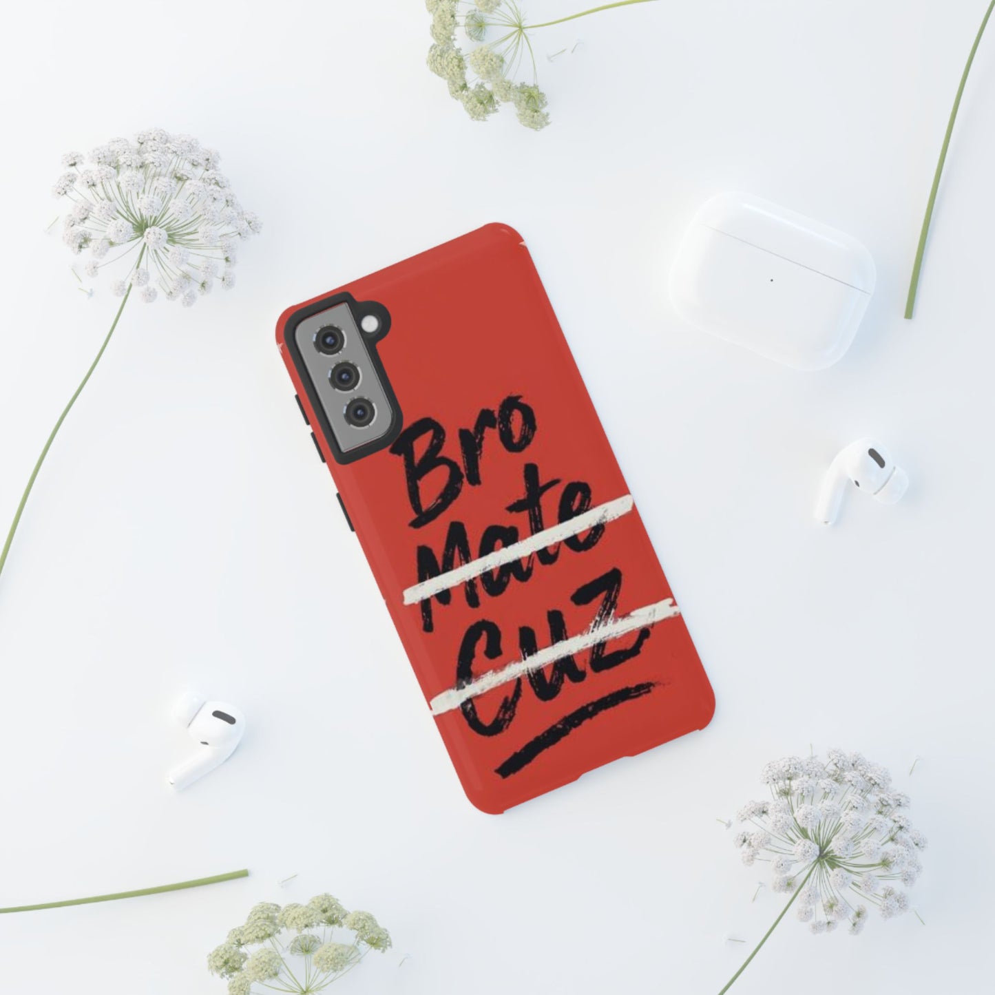 "Bro. Mate. Cuz." Mobile Phone Case