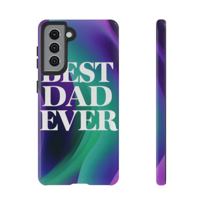 "Best Dad Ever" Mobile Phone Case (purple)