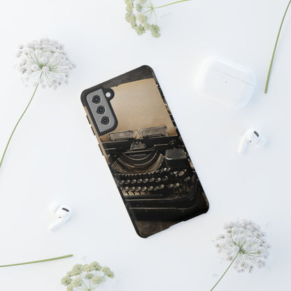 "Fade in. A Writer at the Cusp of Genius" Mobile Phone Case