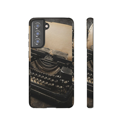 "Fade in. A Writer at the Cusp of Genius" Mobile Phone Case