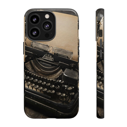 "Fade in. A Writer at the Cusp of Genius" Mobile Phone Case