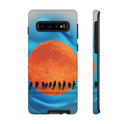 "The Feathered Assembly" Mobile Phone Case (orange)