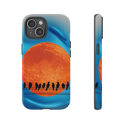 "The Feathered Assembly" Mobile Phone Case (orange)