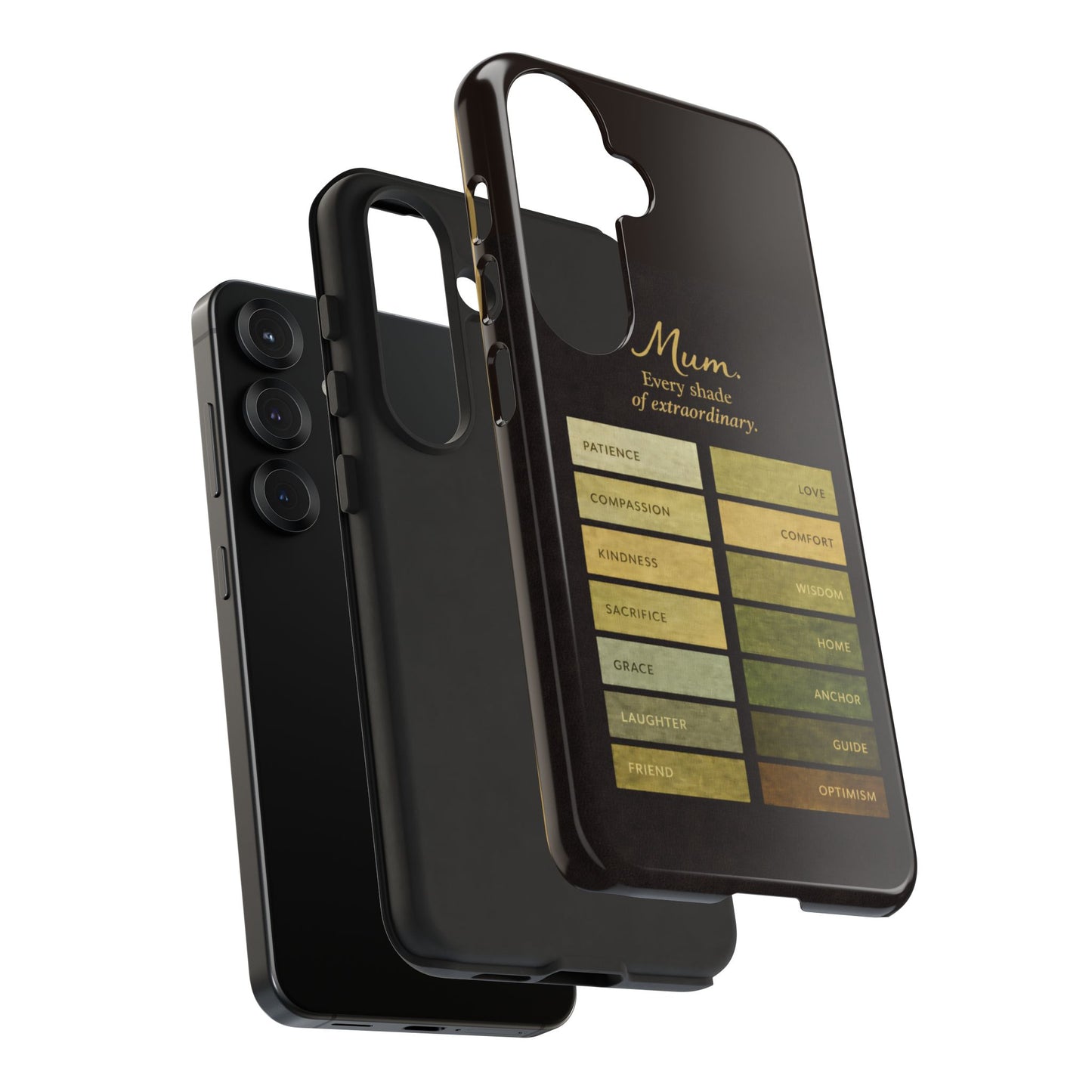 "Every Shade of Extraordinary" Mobile Phone Case (green)