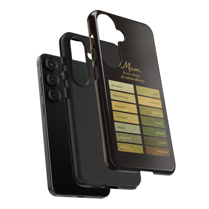 "Every Shade of Extraordinary" Mobile Phone Case (green)