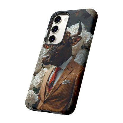 "The Genteel Bull" Mobile Phone Case