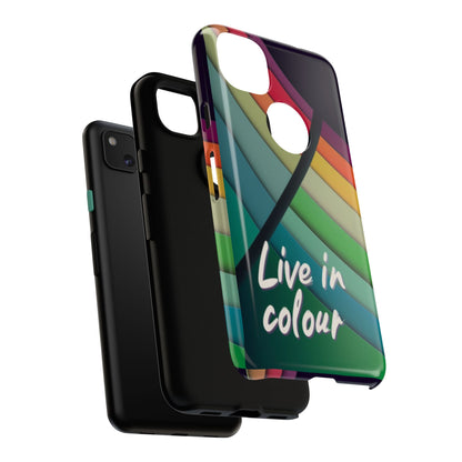 "Live in Colour" Mobile Phone Case