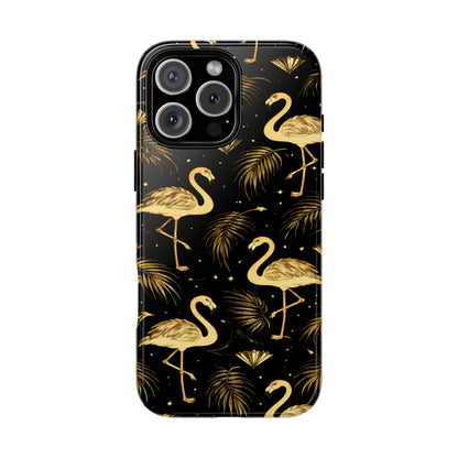 "Gold Flamingo" Mobile Phone Case