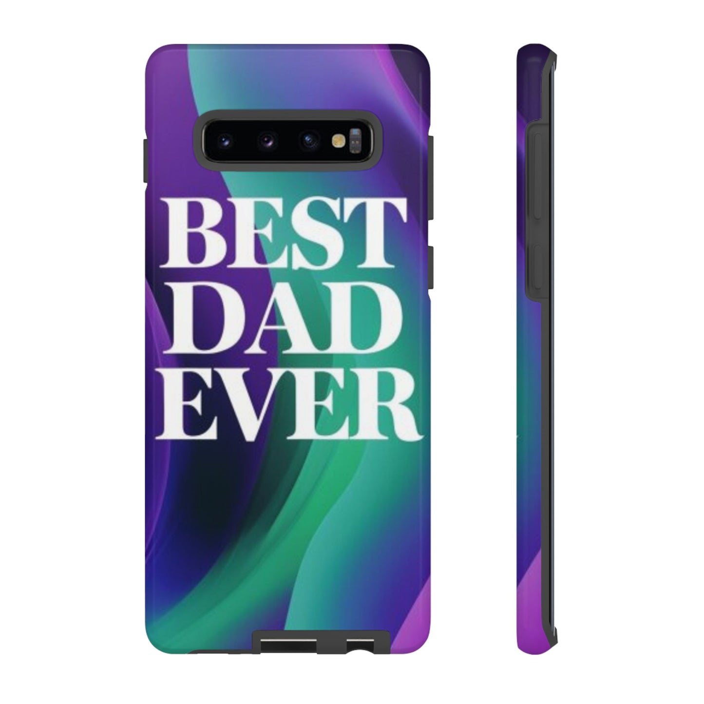 "Best Dad Ever" Mobile Phone Case (purple)