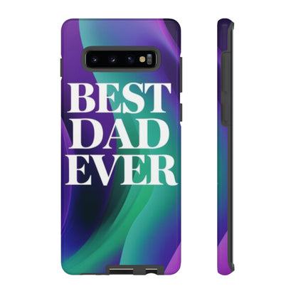 "Best Dad Ever" Mobile Phone Case (purple)