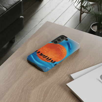 "The Feathered Assembly" Mobile Phone Case (orange)