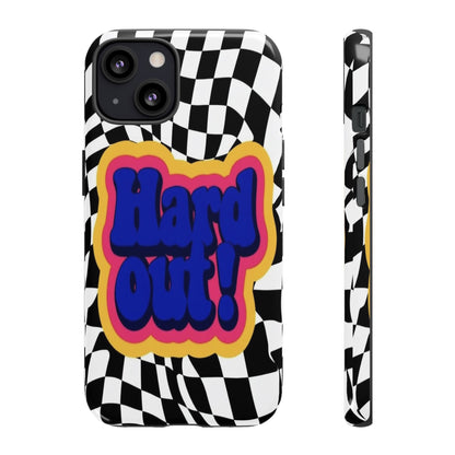 "Hard Out" Mobile Phone Case (blue)