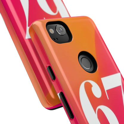 "67" Mobile Phone Case