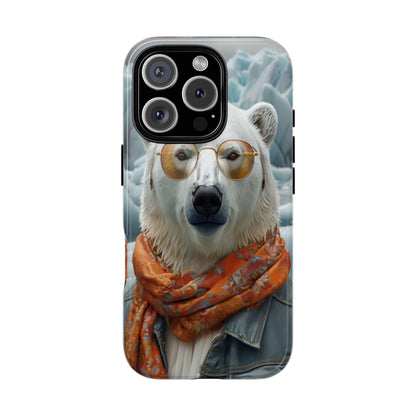 "Urban Zen Polar Bear" Mobile Phone Case