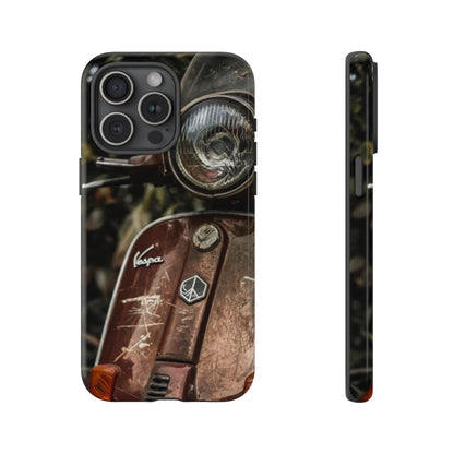 "Vespa. Old Soul, Full Tank" Mobile Phone Case