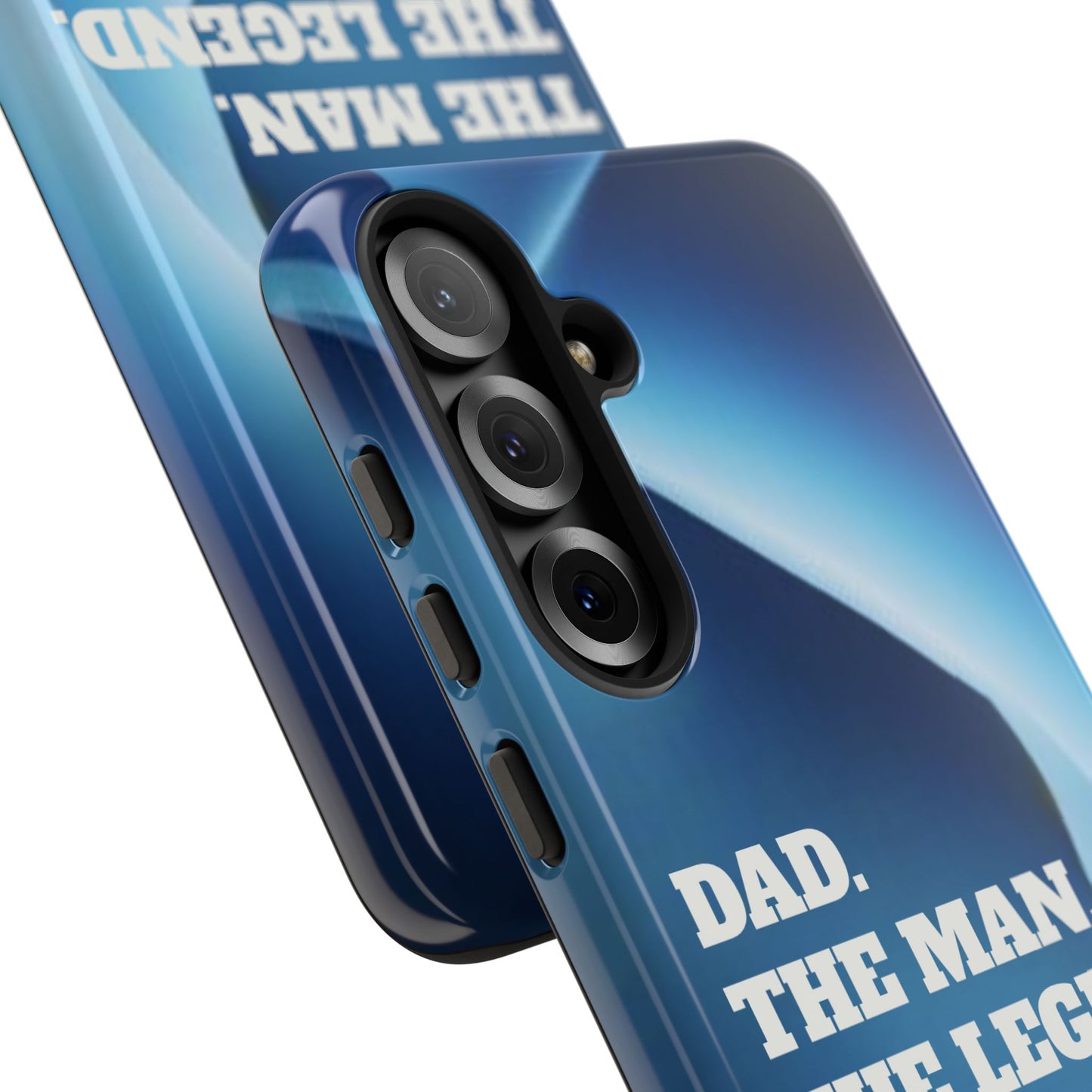 "Dad.  The Man.  The Legend" Mobile Phone Case (blue)