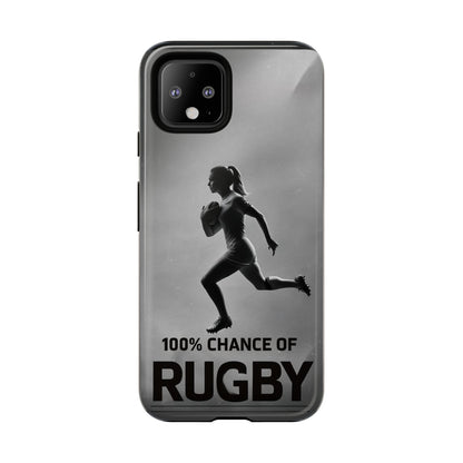 "Rain, Shine, Rugby" Mobile Phone Case