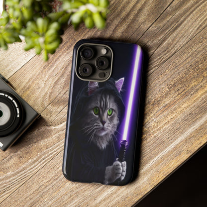 "Jedi Whisker" Mobile Phone Case (purple)