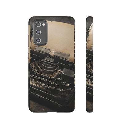 "Fade in. A Writer at the Cusp of Genius" Mobile Phone Case