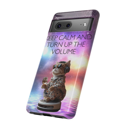 "Keep calm and turn up the Volume" Mobile Phone Case (mix)
